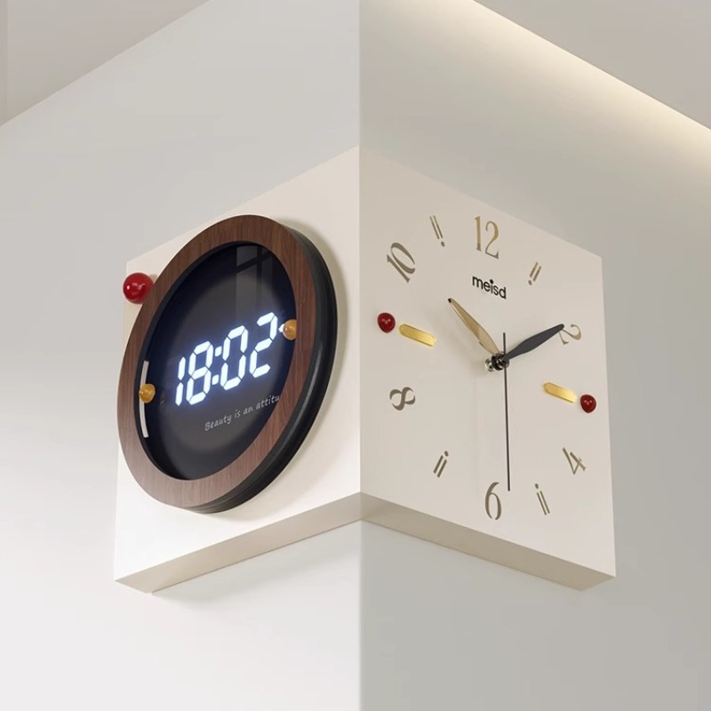 Luxury Watch Wall Clock - Orologio da parete ad angolo Orologio