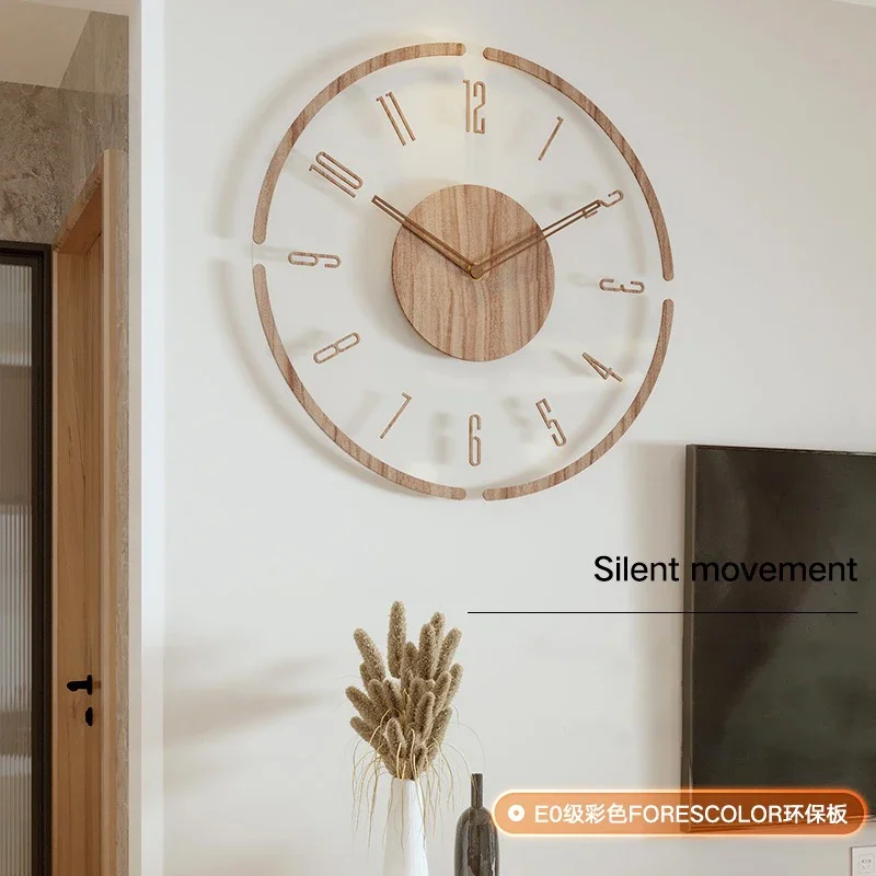 Luxury Watch Wall Clock - Orologio da Parete Trasparente in Acrilico