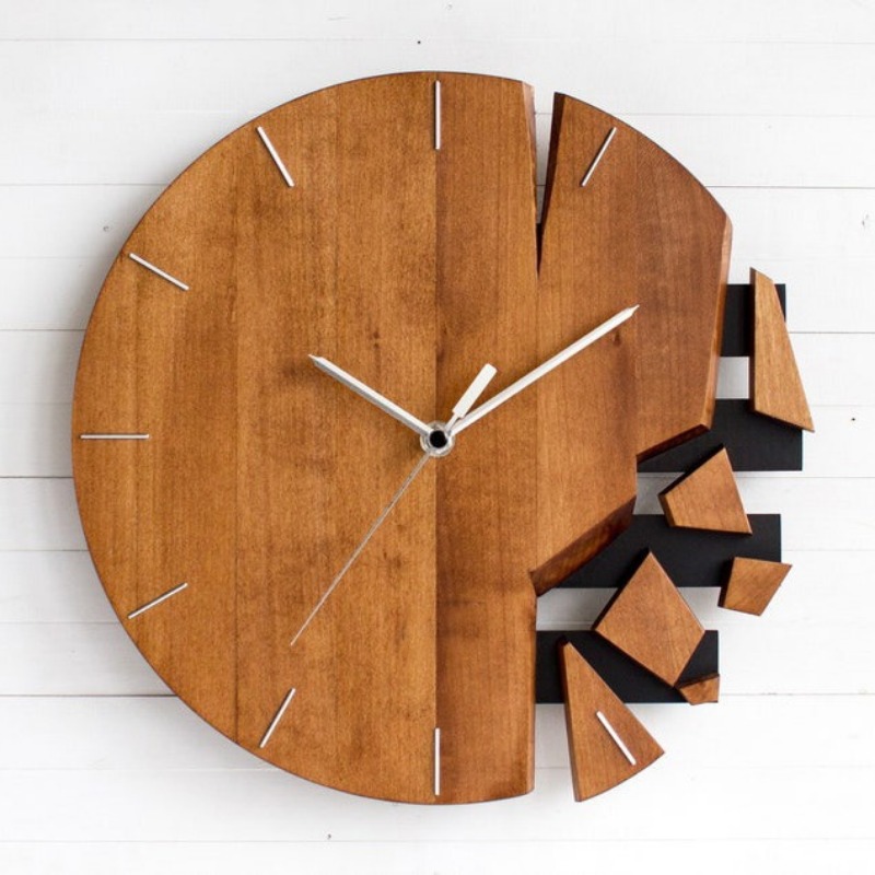 Luxury Watch Wall Clock - Orologi da Parete Silenziosi Rotondi in