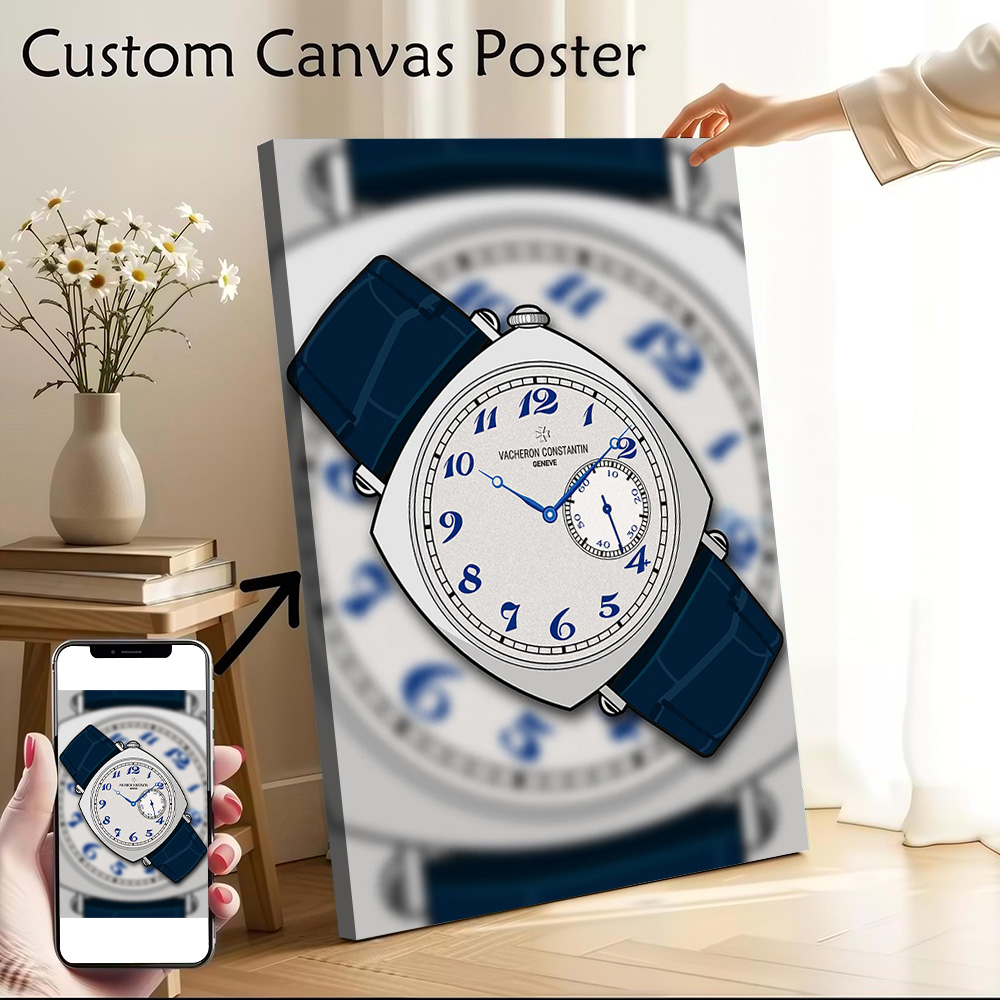 Luxury Watch Vacheron Constantin - Poster su Tela Stampato con Orologio