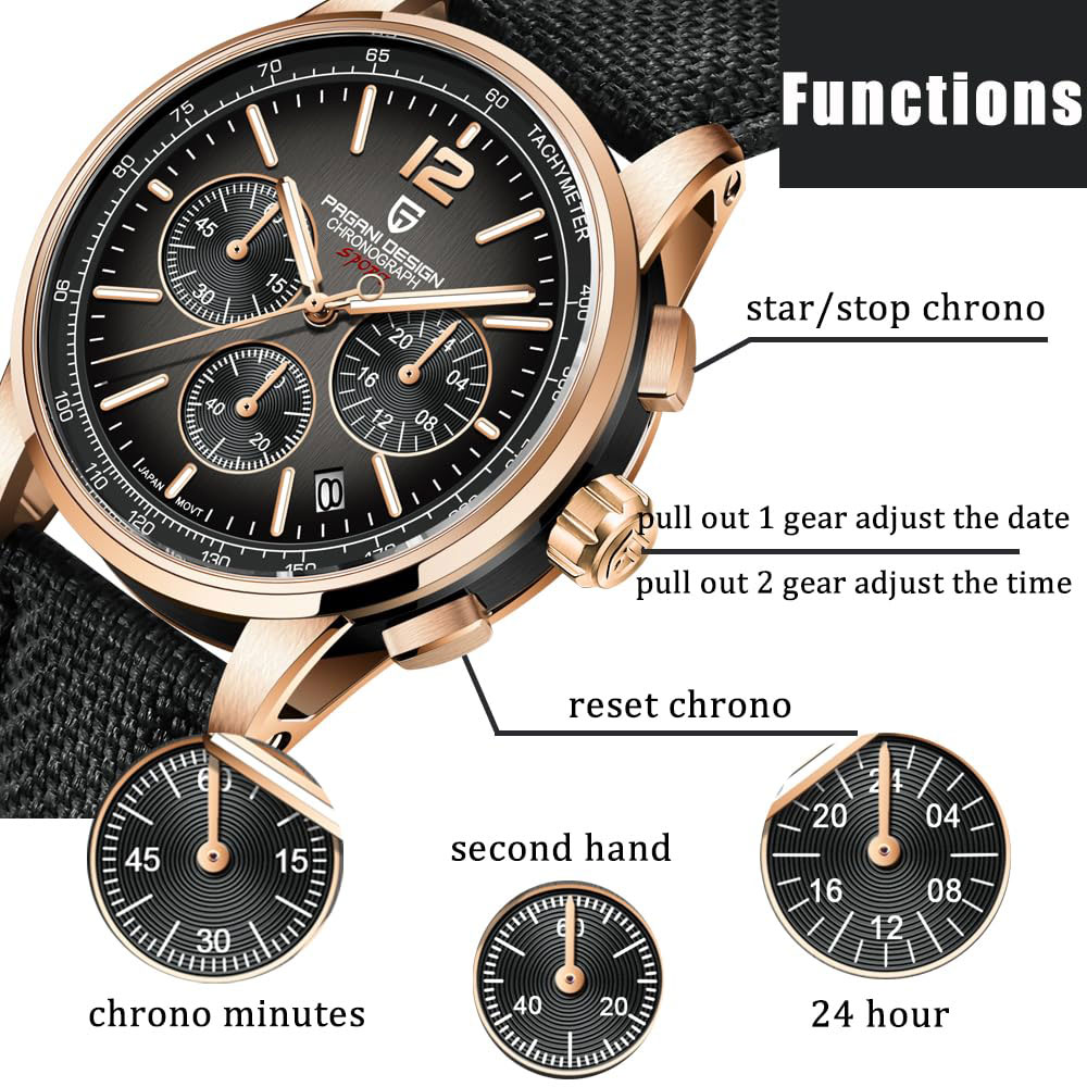 Luxury Watch For Men - PAGANI DESIGN Nuovo orologio da uomo