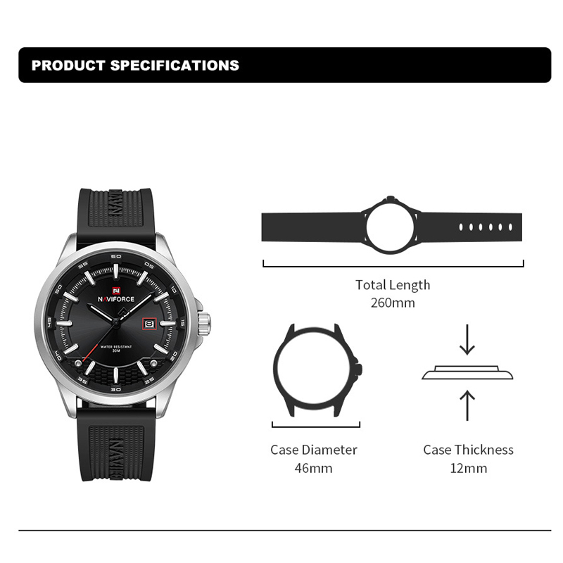 Orologio da uomo NAVIFORCE di  - Field Watch Military recensione e prezzo