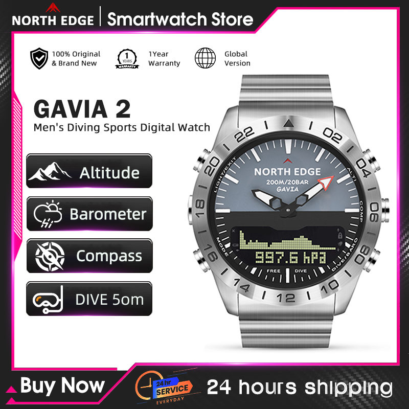 NORTH EDGE Orologio Subacqueo  - Field Watch Military recensione e prezzo