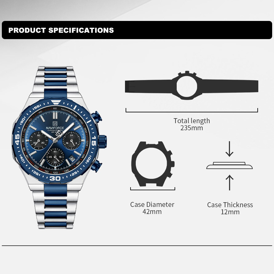 NAVIFORCE Orologio alla moda d - Field Watch Military recensione e prezzo