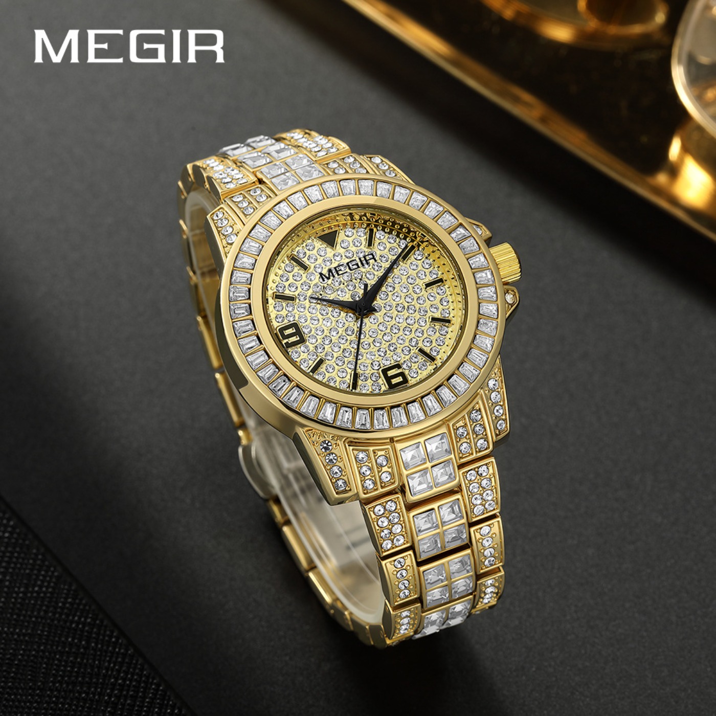 MEGIR Orologi di Lusso con Dia - Luxury Watch Strap recensione e prezzo