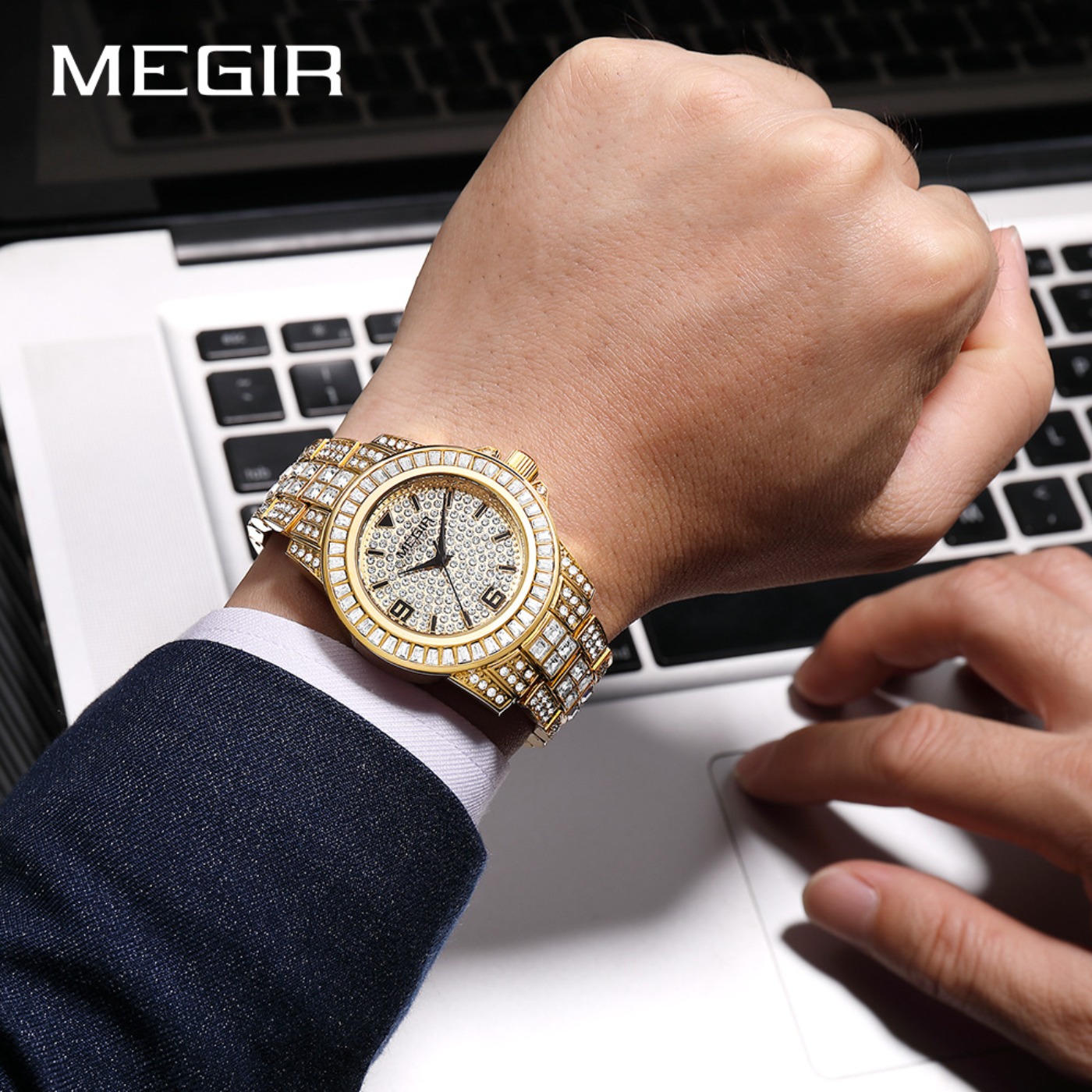MEGIR Orologi di Lusso con Dia - Luxury Watch Strap recensione e prezzo