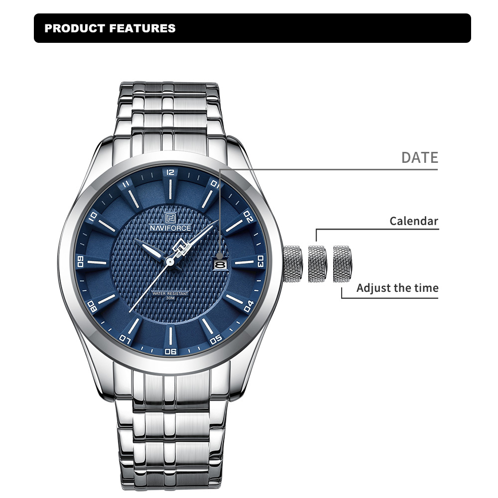 NAVIFORCE Brand Business Luxur - Field Watch Military recensione e prezzo