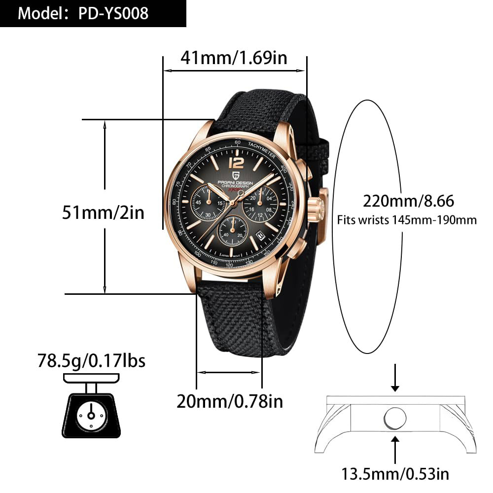 PAGANI DESIGN Nuovo orologio d - Luxury Watch For Men recensione e prezzo