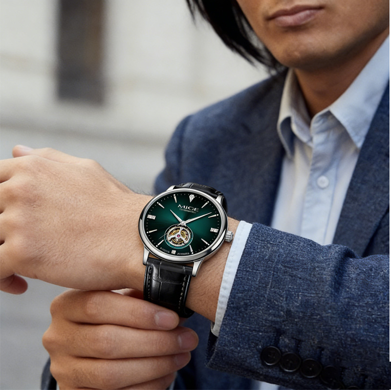 Orologio Automatico da Uomo MI - Luxury Watch Green Dial recensione e prezzo
