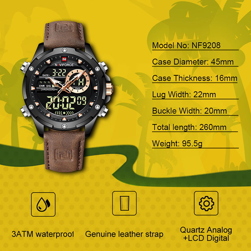 Nuovo Orologio da Uomo NAVIFOR - Field Watch Military recensione e prezzo