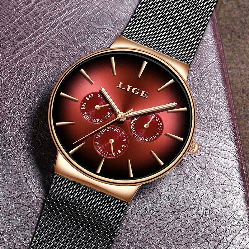 New LIGE Fashion Mens orologi  - Luxury Watch Low Price recensione e prezzo