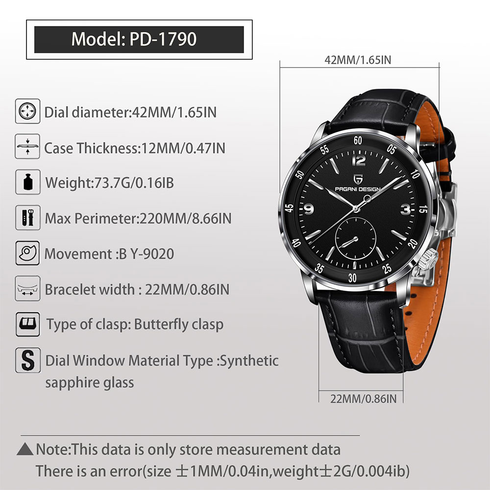 Nuovo Orologio Meccanico PAGAN - Luxury Watch Low Price recensione e prezzo