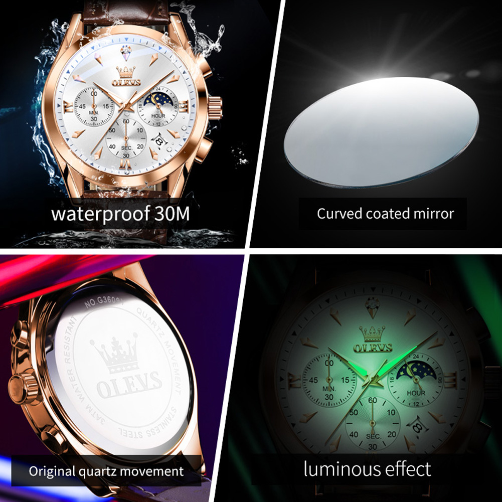 OLEVS Brand New Fashion Orolog - Luxury Watch Low Price recensione e prezzo