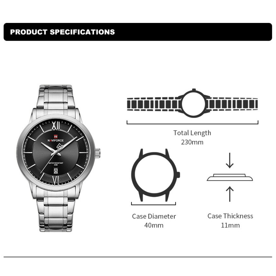 NAVIFORCE Orologi da uomo Fash - Field Watch Military recensione e prezzo